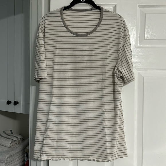 lululemon athletica Other - Lululemon Striped T Shirt Mens XL X Large Stretch